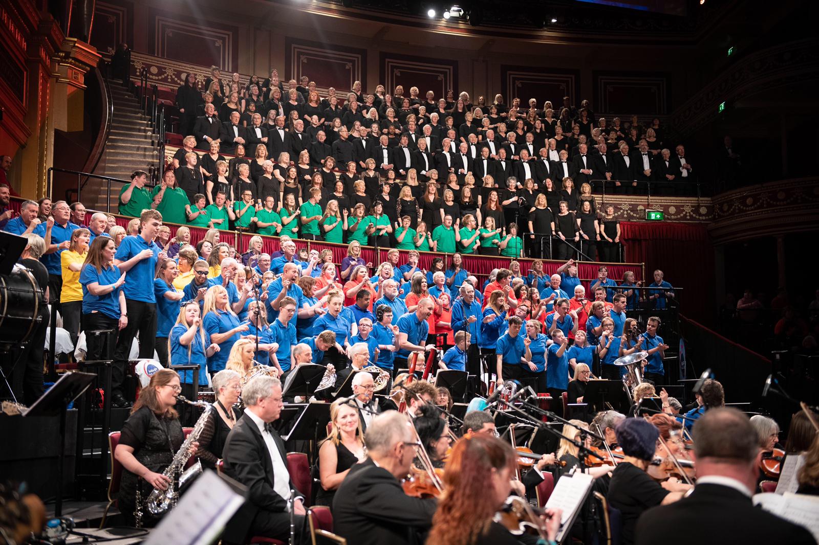 MMP Bristol and Bath Musicians in Green at The Royal Albert Hall